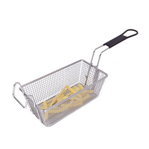 Zhaosheng Hardware - Cesta rectangular para freidora de 4 galones con mango plegable