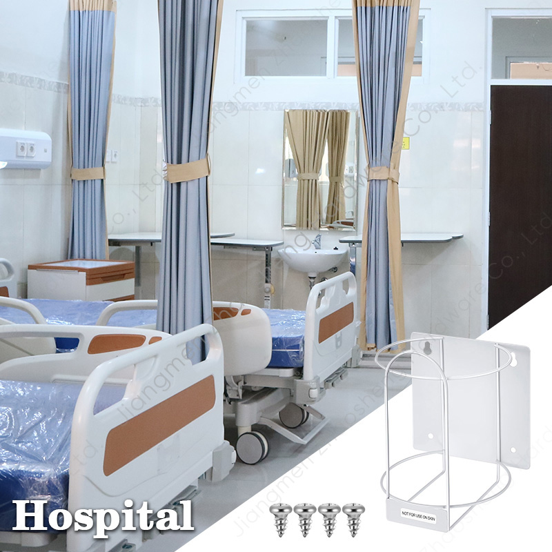 Zhaosheng Hardware - Soporte para recipiente de toallita de alambre, soporte de montaje en pared, dispensador de recipiente, estante organizador