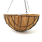 Zhaosheng Hardware - Cesta colgante para plantas con revestimiento de coco de 16.0 in, cestas colgantes extra grandes