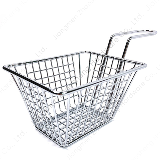 Zhaosheng Hardware - Cesta para aperitivos y mesa de restaurante, mini cesta para patatas fritas