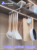 Zhaosheng Hardware - Soporte para tazas de café con estante inferior, colgador de metal para tazas de té