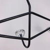 Zhaosheng Hardware - Perchero para toallas para el hogar, organizador de ropa de metal, colgador de sombreros sobre los ganchos de la puerta