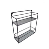 Zhaosheng - Estante de alambre para el hogar, soporte de pared para baño, estante de almacenamiento para cocina, soporte para especias