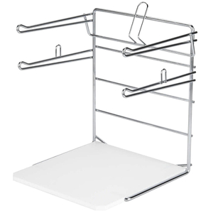 Zhaosheng Hardware - Supermercado Cromo Camiseta Bolsa Rack Dispensador de Bolsas de Compras Comestibles Bolsas de Plástico Titulares