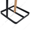 Zhaosheng Hardware - Soporte para toallas de papel de cocina de madera de metal, soporte para rollo de papel de seda para baño, almacenamiento en encimera