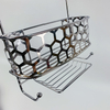 Zhaosheng Hardware - Estante de ducha colgante para baño, montado en la pared, sin taladros
