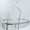 Zhaosheng - Organizador de ducha de aluminio inoxidable, estante de almacenamiento para baño colgante, estante de ducha con 2 ganchos