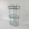 Zhaosheng - Estante de baño de Aluminio, Organizador de Inodoro, Carrito de Ducha, Estante de Almacenamiento de Esquina montado en la Pared