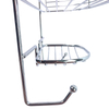 Zhaosheng - Organizador de champú con cabezal de ducha colgante de 2 niveles, sin perforación, almacenamiento de baño, cesta de baño, estante de ducha Caddy