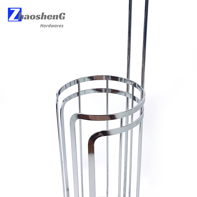 Zhaosheng - Soporte de almacenamiento de rollo de papel higiénico de metal para baño con reserva
