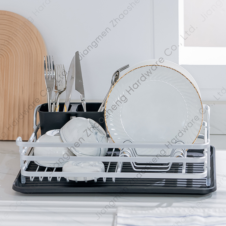 Zhaosheng Hardware - Escurridor de platos de aluminio, estante para secar platos, almacenamiento de cocina