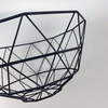 Zhaosheng Hardware - Cestas de almacenamiento para fruteros de hierro y metal, cesta de frutas de metal con colgador de plátano
