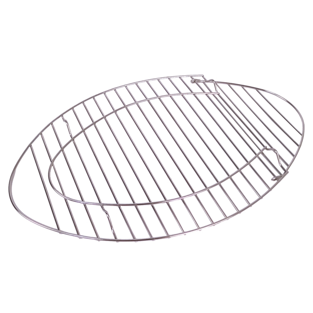 Zhaosheng Hardware - Rejilla para asar ovalada plegable de acero inoxidable para horno, rejilla de alambre para panadería, rejilla para enfriar para hornear y asar
