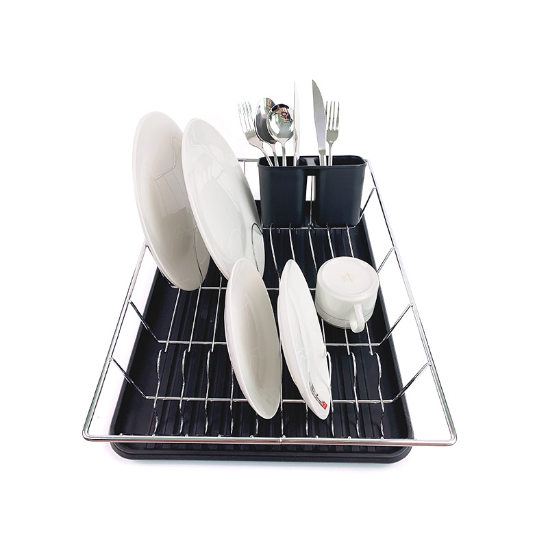 Zhaosheng Hardware - Rejilla para platos con tabla de secado y soporte para utensilios