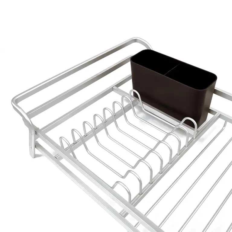 Zhaosheng Hardware - Rejilla para secar platos de aluminio, organizador de cocina, escurridor para platos