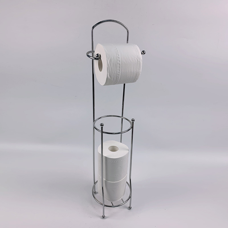 Zhaosheng - Soporte para papel higiénico de pie para baño, soporte para almacenamiento de rollos de papel higiénico