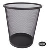 Zhaosheng Hardware - Cesta de papel de oficina Contenedores de basura de malla metálica redonda Contenedor de basura Botes de basura Cesta de basura de malla
