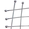 Zhaosheng Hardware - Organizador de Almacenamiento de Frutas de Cocina, Metal, Acero Plateado, Pan, Comida, merienda, tazón para Servir, Cesta de Frutas