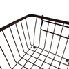 Zhaosheng Hardware - Cesta de despensa de metal apilable para baño, cocina, alimentos, frutas, cesta de almacenamiento de alambre