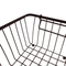 Zhaosheng Hardware - Cesta de despensa de metal apilable para baño, cocina, alimentos, frutas, cesta de almacenamiento de alambre