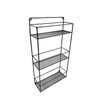 Zhaosheng Hardware - Organizador de estantes de cocina de 3 niveles de metal para especias montado en la pared