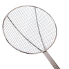 Zhaosheng Hardware - Skimmer de alambre redondo de 9 pulgadas, cuchara para freidora de cocina, skimmer de malla mediana niquelado para cocinar y freír