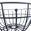 Zhaosheng Hardware - Cesta decorativa de almacenamiento de acero y metal para cesta de frutas