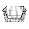 Cesta de almacenamiento apilable para cocina, cesta de frutas de alambre, hardware Zhaosheng
