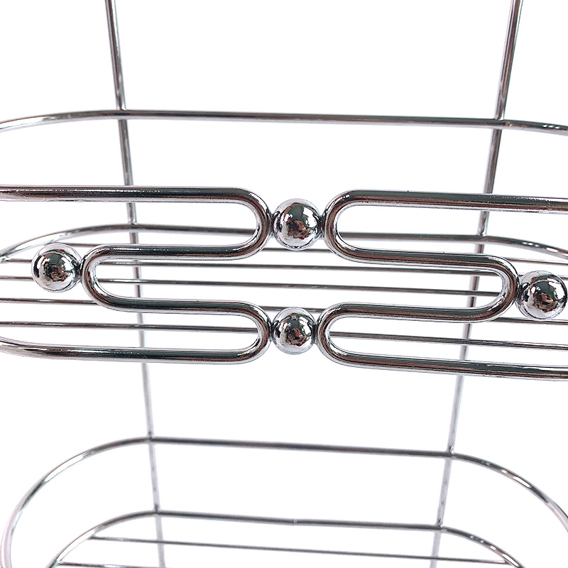 Zhaosheng - Estante de baño de 3 capas con carrito de ducha colgante de alambre