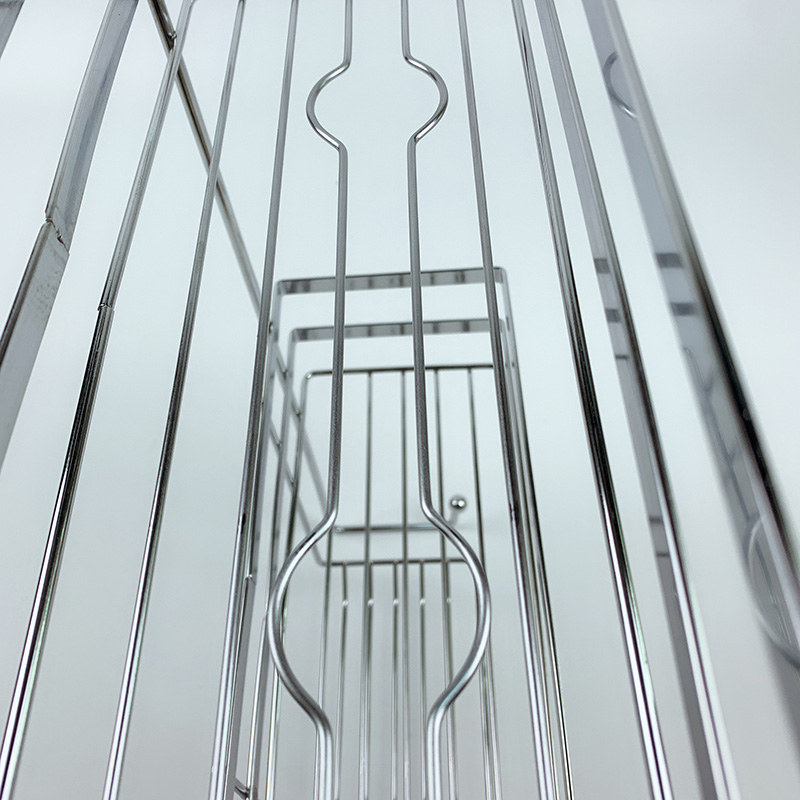 Zhaosheng - Estante de baño con cesta para ducha, almacenamiento colgante de metal de 2 niveles