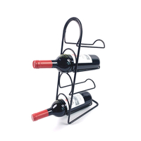 Zhaosheng Hardware - Estante de almacenamiento de vino para encimera, estante de vino de alambre de mesa independiente