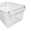 Zhaosheng Hardware - Almacenamiento apilable para el hogar, cocina, baño, frutas, soporte para alimentos, cestas de acero inoxidable