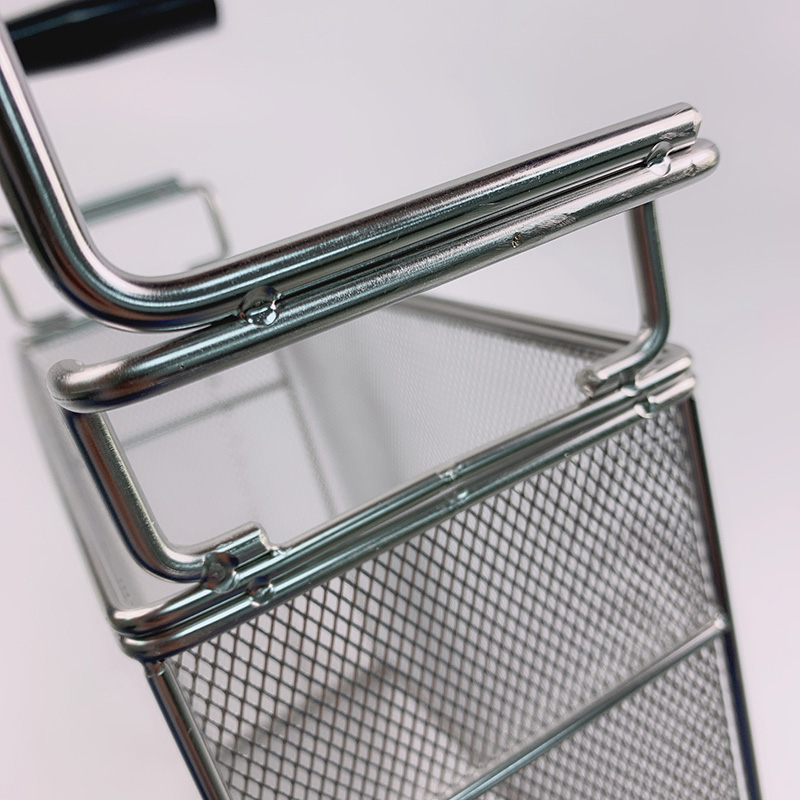Zhaosheng Hardware - Cesta de inserción de pasta de acero inoxidable con doble asa, cesta rectangular para cocina de pasta eléctrica comercial
