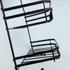 Zhaosheng - Estante para inodoro, carrito para ducha, metal, sin perforación, estante de almacenamiento para baño