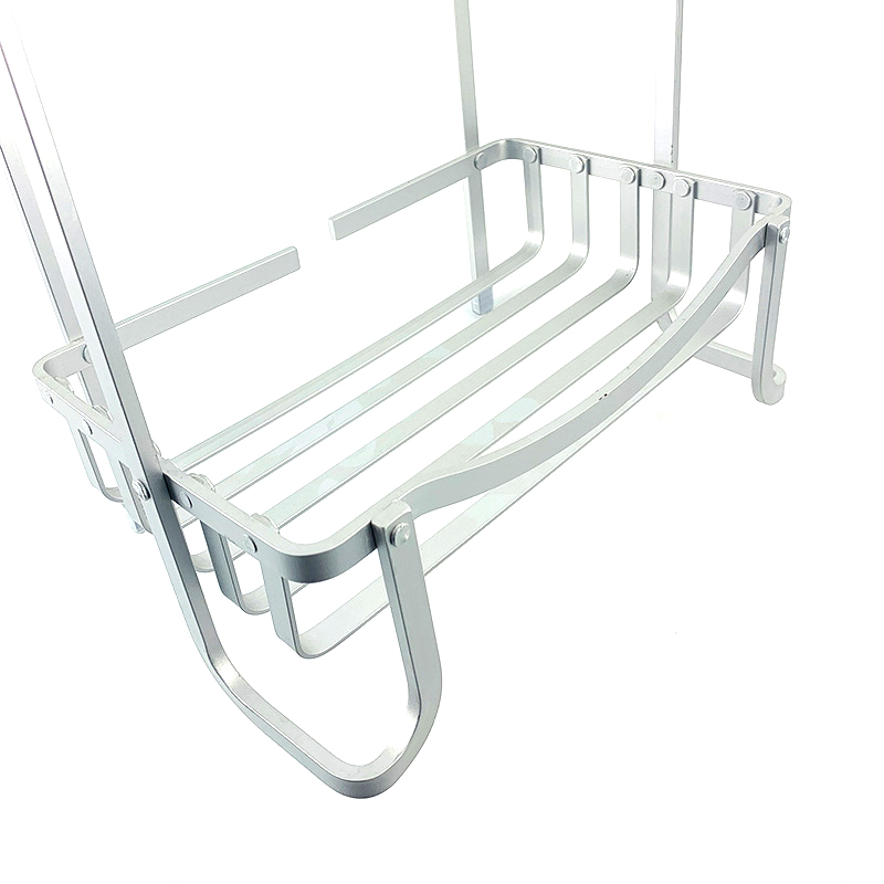 Zhaosheng - Estante de almacenamiento para baño, accesorios, estante para el suelo, estante independiente para baño de aluminio