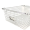 Zhaosheng Hardware - Cesta apilable de acero inoxidable, organizador de almacenamiento, armario de cocina, despensa, cesta de almacenamiento