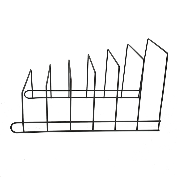 Zhaosheng Hardware - Soporte para tapa de olla, organizador de tapa de metal, estante de almacenamiento de cocina para platos, utensilios para hornear, soporte para tabla de cortar