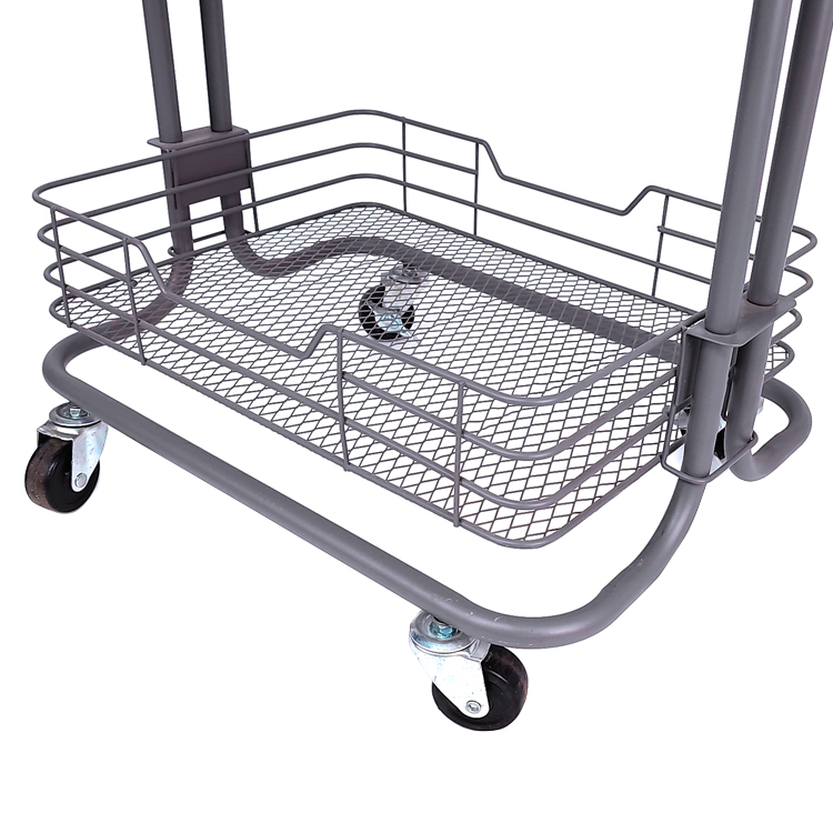 Carro de almacenamiento de verduras de metal