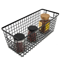 Zhaosheng Hardware - Cesta de almacenamiento para despensa, gabinete, cestas de cocina, organizador de alambre de metal