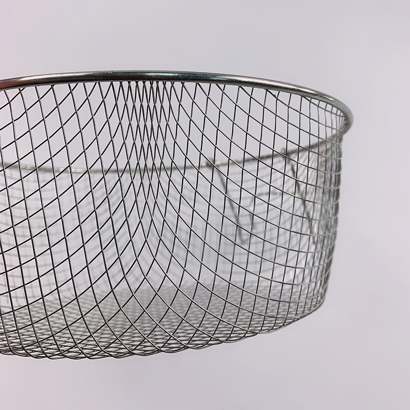 Zhaosheng Hardware - Cesta redonda para freír patatas fritas con asa plegable