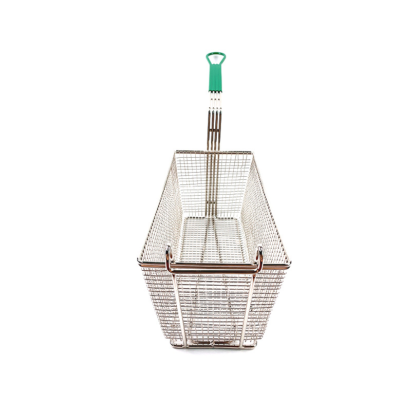 Zhaosheng Hardware - Cesta de freidora comercial para restaurante/cesta para freír con mango de plástico