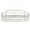Zhaosheng - Cesta de almacenamiento colgante de acero inoxidable para baño, estante esquinero, paquete de 2, carrito de ducha adhesivo