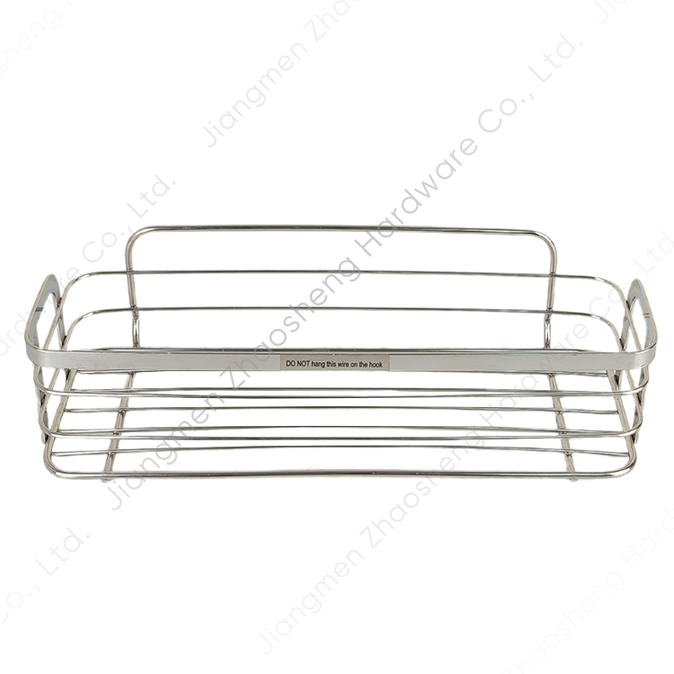 Zhaosheng - Cesta de almacenamiento colgante de acero inoxidable para baño, estante esquinero, paquete de 2, carrito de ducha adhesivo