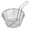 Zhaosheng Hardware - Cesta para freír de alambre de 9,5 pulgadas, cesta para freír con virutas de 6 mallas para olla para freír de aluminio
