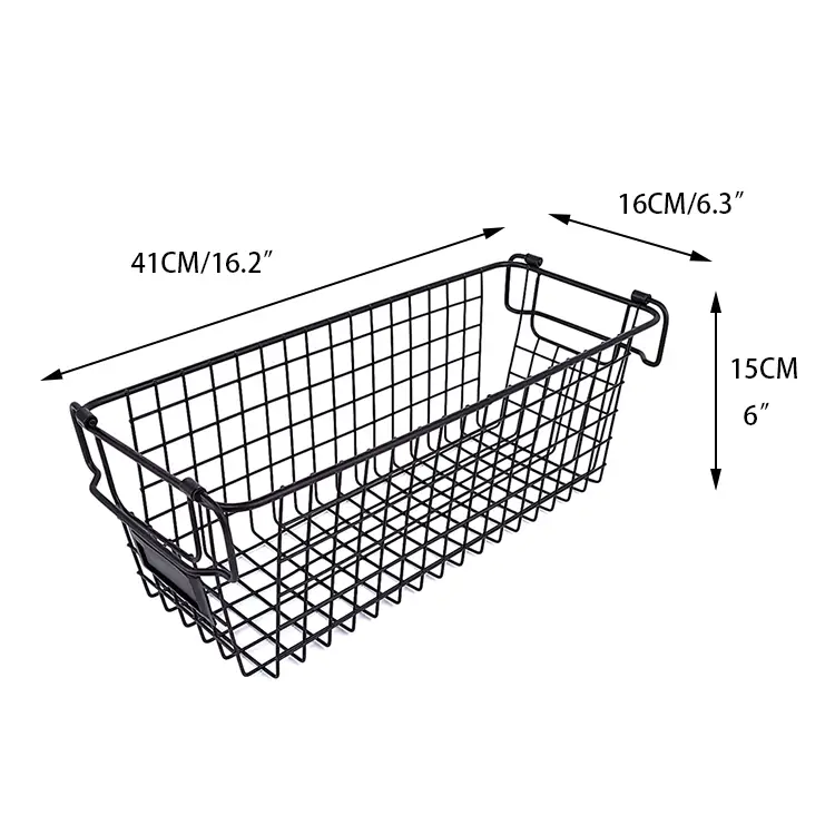 Cesta de alambre apilable