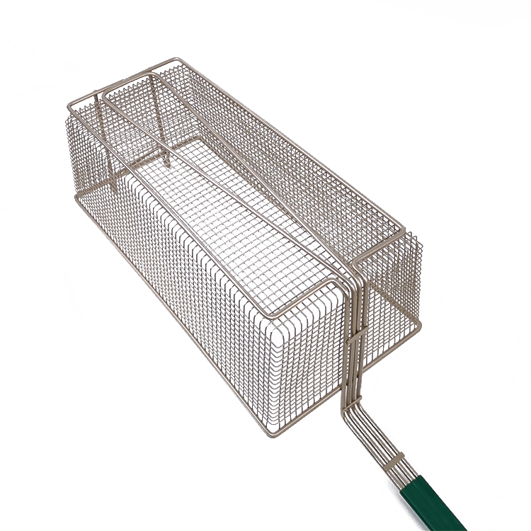 Zhaosheng Hardware - Cesta de metal para freír con mango resistente al calor