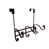 Zhaosheng Hardware - Perchero negro de acero para decoración de lujo, colgador para puerta