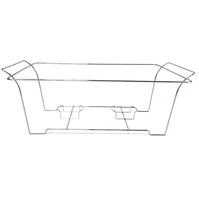 Zhaosheng Hardware - Juego de buffet para frotar con bandejas de agua de aluminio, bandejas de tamaño medio, pinzas de plástico, cucharas para servir