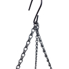 Zhaosheng Hardware - Cesta colgante decorativa de fibra de coco de 14.0 in para patio y jardín, macetero colgante con forro de fibra de coco negro