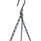 Zhaosheng Hardware - Cesta colgante decorativa de fibra de coco de 14.0 in para patio y jardín, macetero colgante con forro de fibra de coco negro